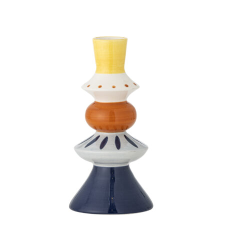Bloomingville - Kairi Deko Vase, Multifarvet, Stentøj, D10xH21 cm