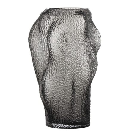 Bloomingville Khalid Vase H: 32 cm - Grå/Glas