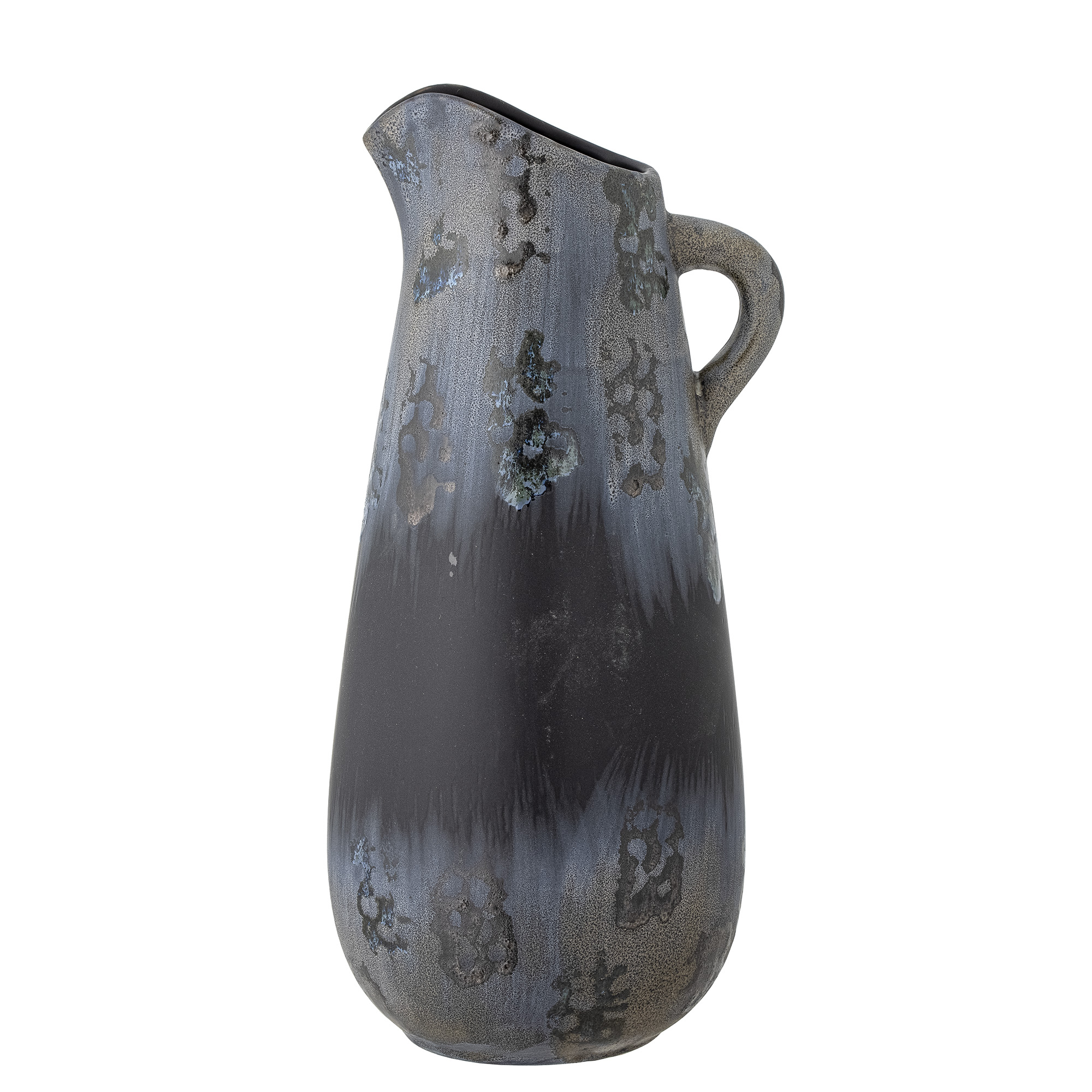 Bloomingville - Khumo Vase, Sort, Stentøj, L17,5xH37xW16 cm Bloomingville - Khumo Vase, Sort, Stentøj, L17,5xH37xW16 cm