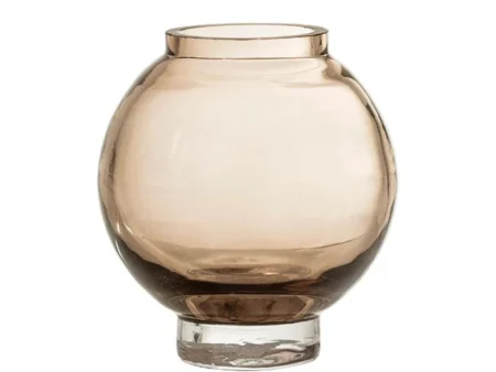 Bloomingville, Kojo Vase, Brun,Ø10xH12,5 cm