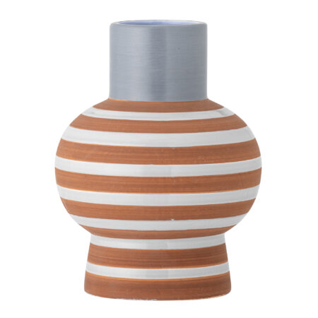 Bloomingville - Lindir Vase, Multifarvet, Stentøj, D15xH19 cm