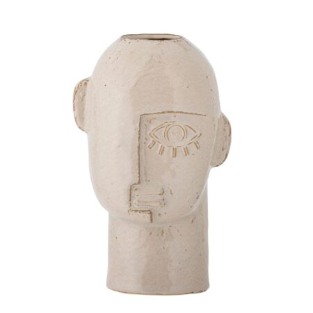 Bloomingville Lizzie Vase, Natur, Stentøj