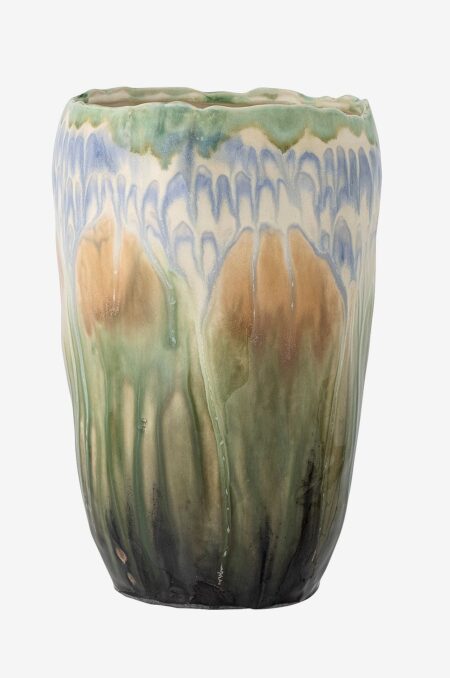 Bloomingville - Mahasti Vase - Flerfarvet - Urtepotteskjulere & vaser - - Homeroom