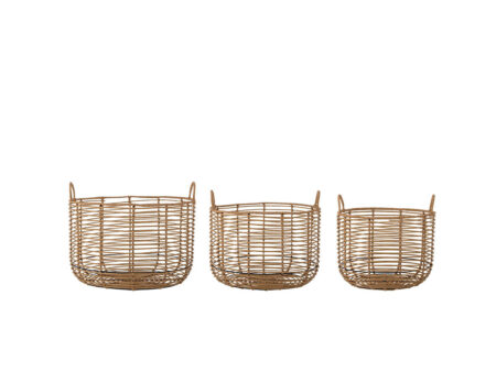 Bloomingville - Mekkel Basket 3 pcs. Nature