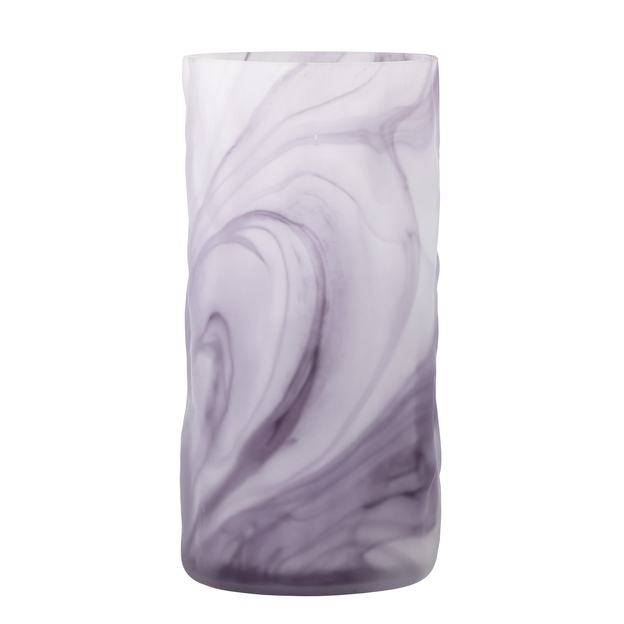 Bloomingville - Moore Vase, Lilla, Glas, D12xH24,5 cm Bloomingville - Moore Vase, Lilla, Glas, D12xH24,5 cm