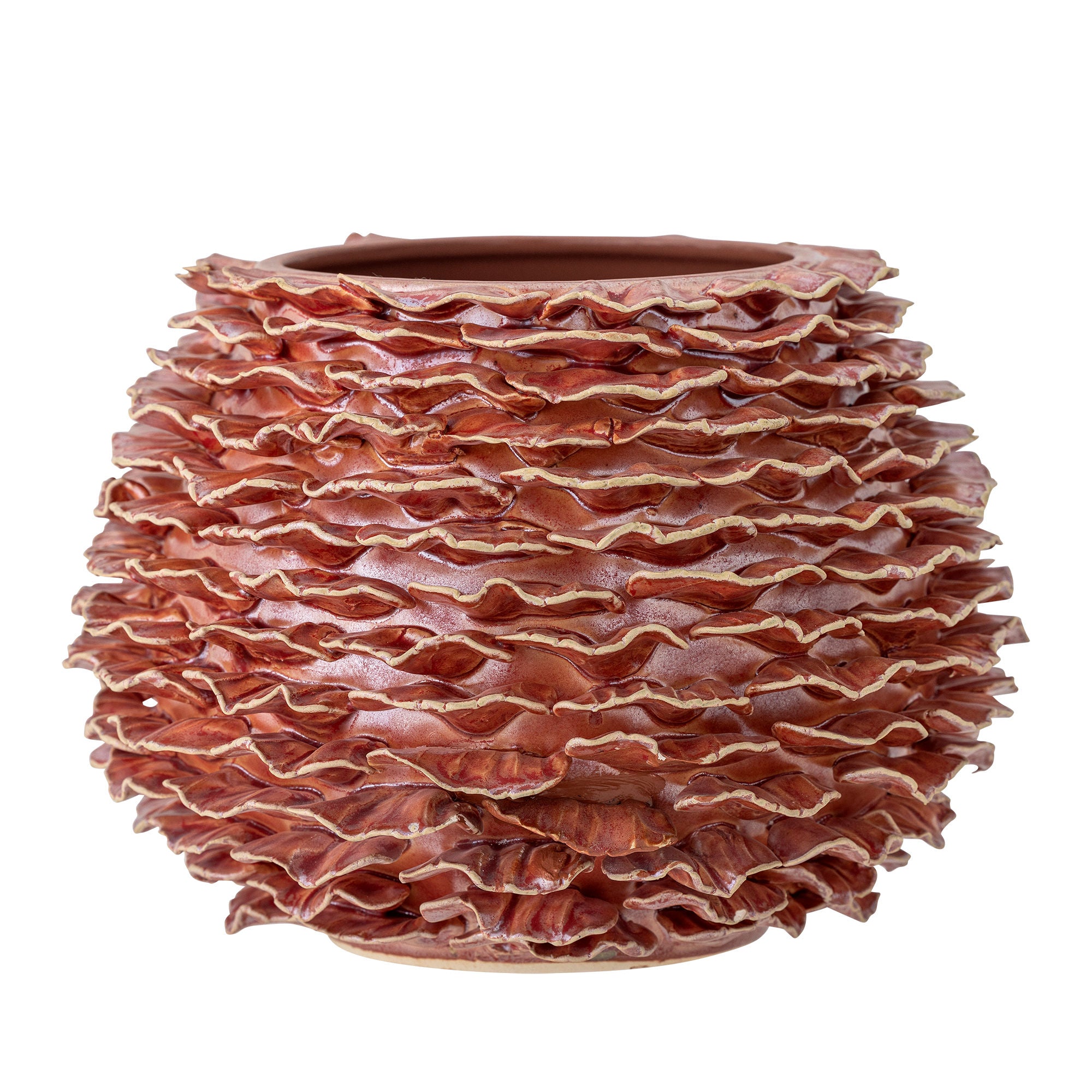 Bloomingville Morwen Vase, Brun, Stentøj Bloomingville Morwen Vase, Brun, Stentøj