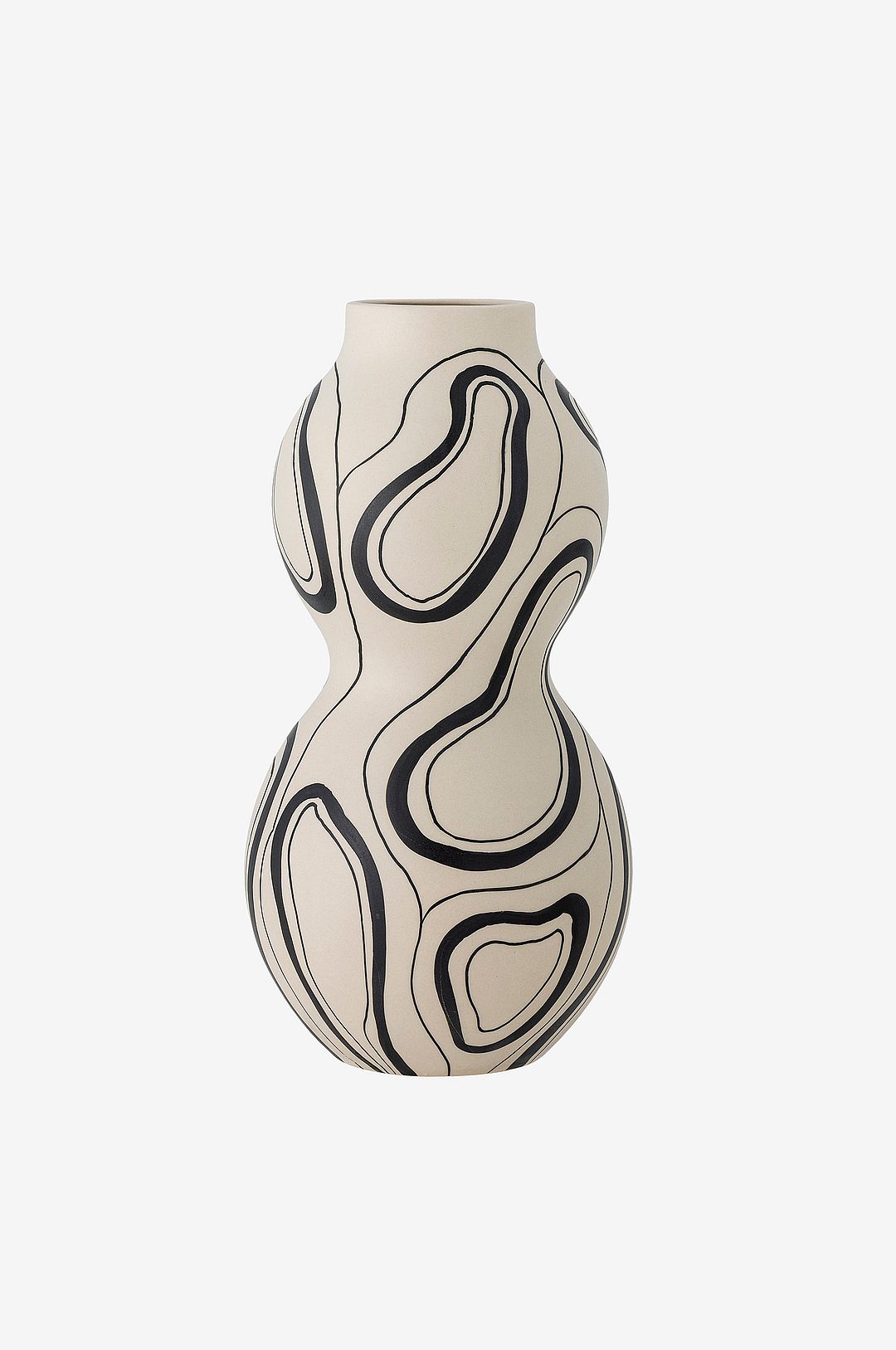 Bloomingville - Nicola Vase - Sort - Urtepotteskjulere & vaser - - Homeroom Bloomingville - Nicola Vase - Sort - Urtepotteskjulere & vaser - - Homeroom