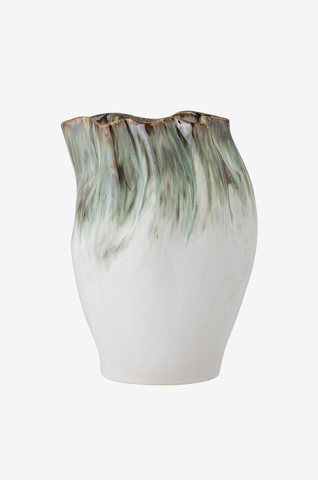 Bloomingville - Nisha Vase - Grøn - Urtepotteskjulere & vaser - - Homeroom Bloomingville - Nisha Vase - Grøn - Urtepotteskjulere & vaser - - Homeroom