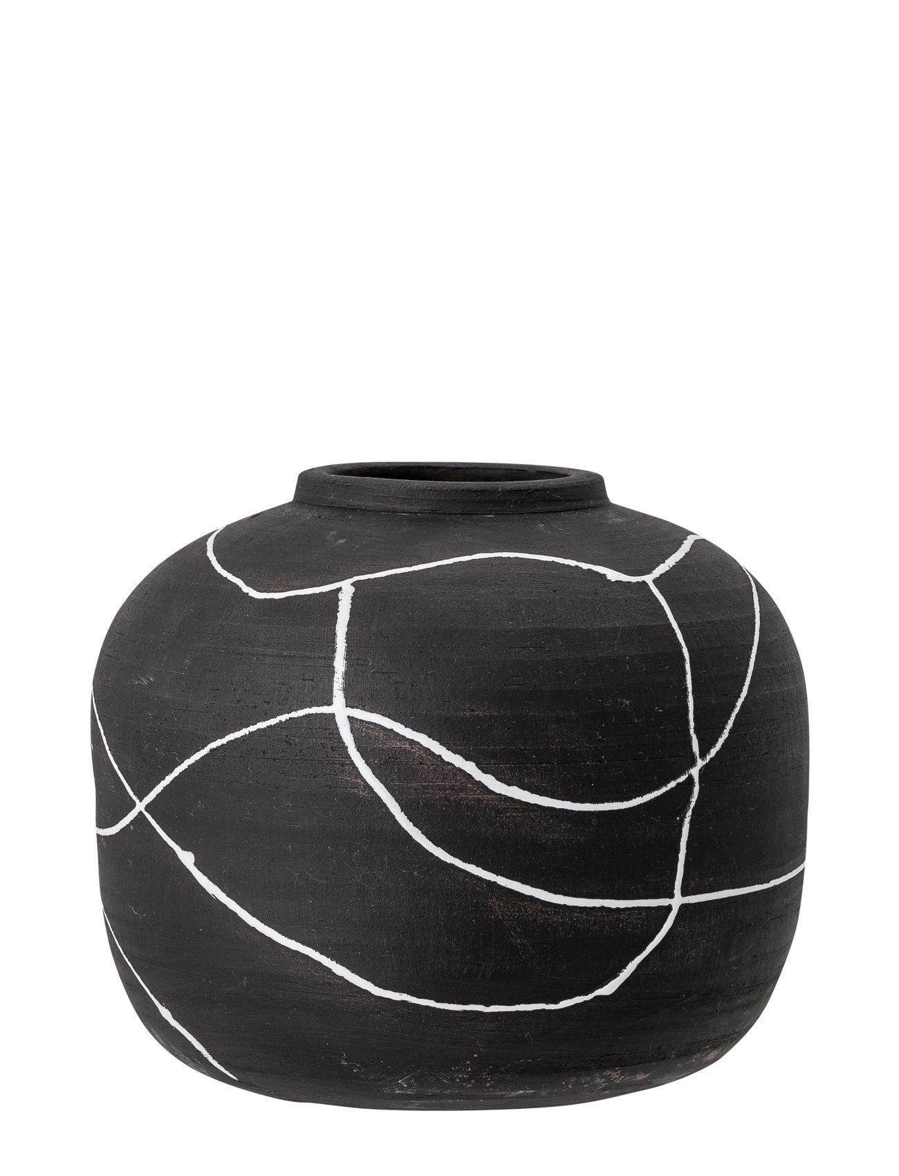 Bloomingville | Niza Vase, Sort, Terrakotta | ONE SIZE Bloomingville | Niza Vase, Sort, Terrakotta | ONE SIZE