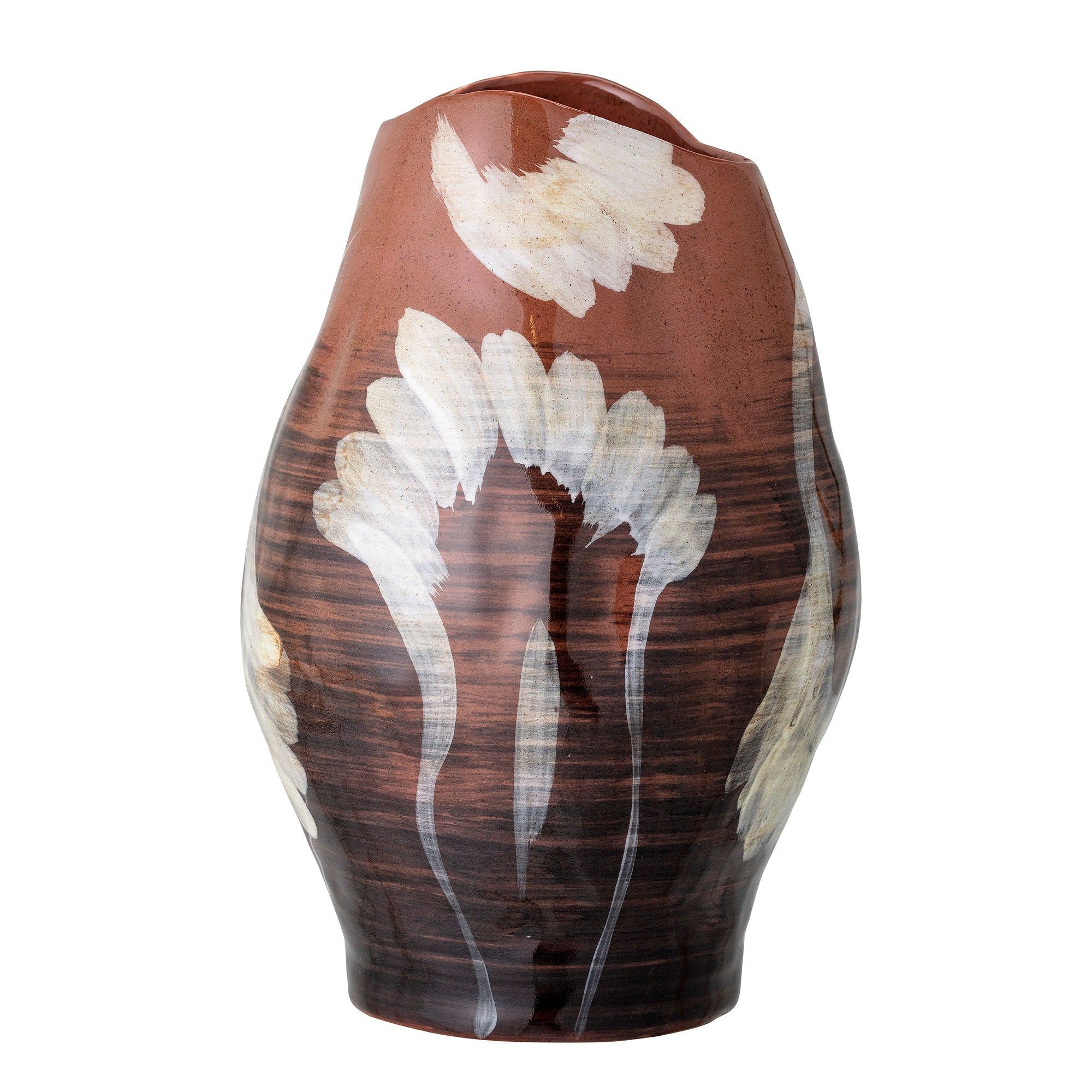 Bloomingville Obsa Vase, Brun, Stentøj Bloomingville Obsa Vase, Brun, Stentøj