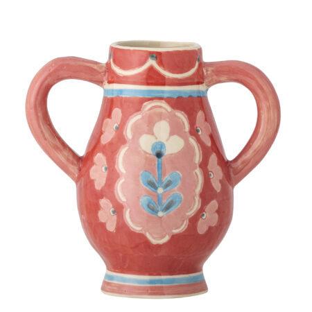 Bloomingville - Odina Vase, Rosa, Stentøj, D11xH15xW16 cm