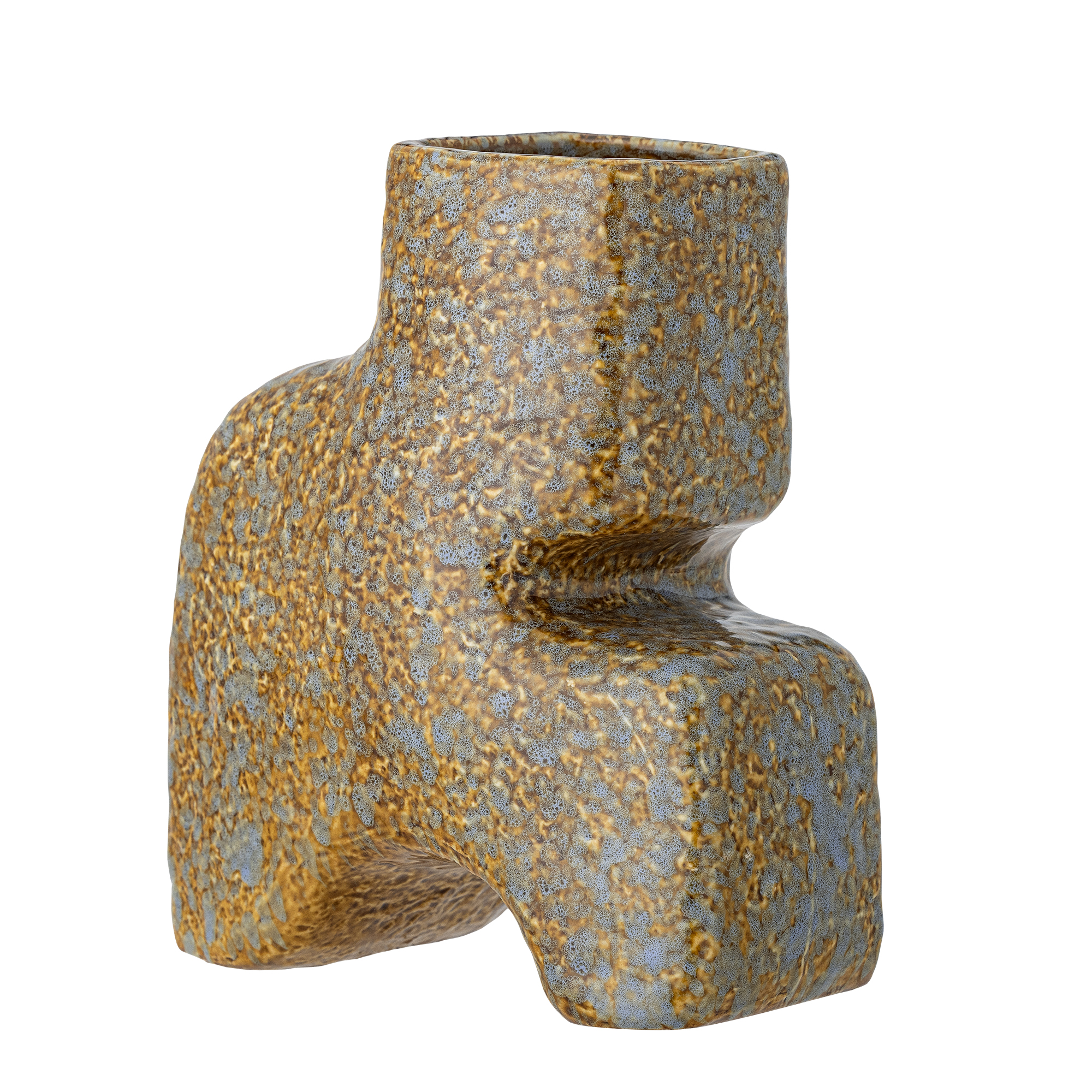 Bloomingville - Ollia Vase, Brun, Stentøj, L18,5xH20xW10 cm Bloomingville - Ollia Vase, Brun, Stentøj, L18,5xH20xW10 cm