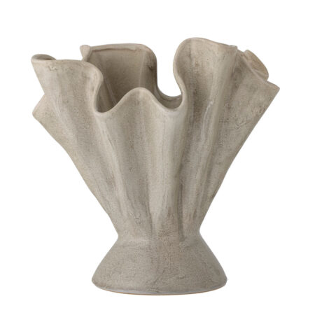 Bloomingville Plier Vase, Natur, Stentøj