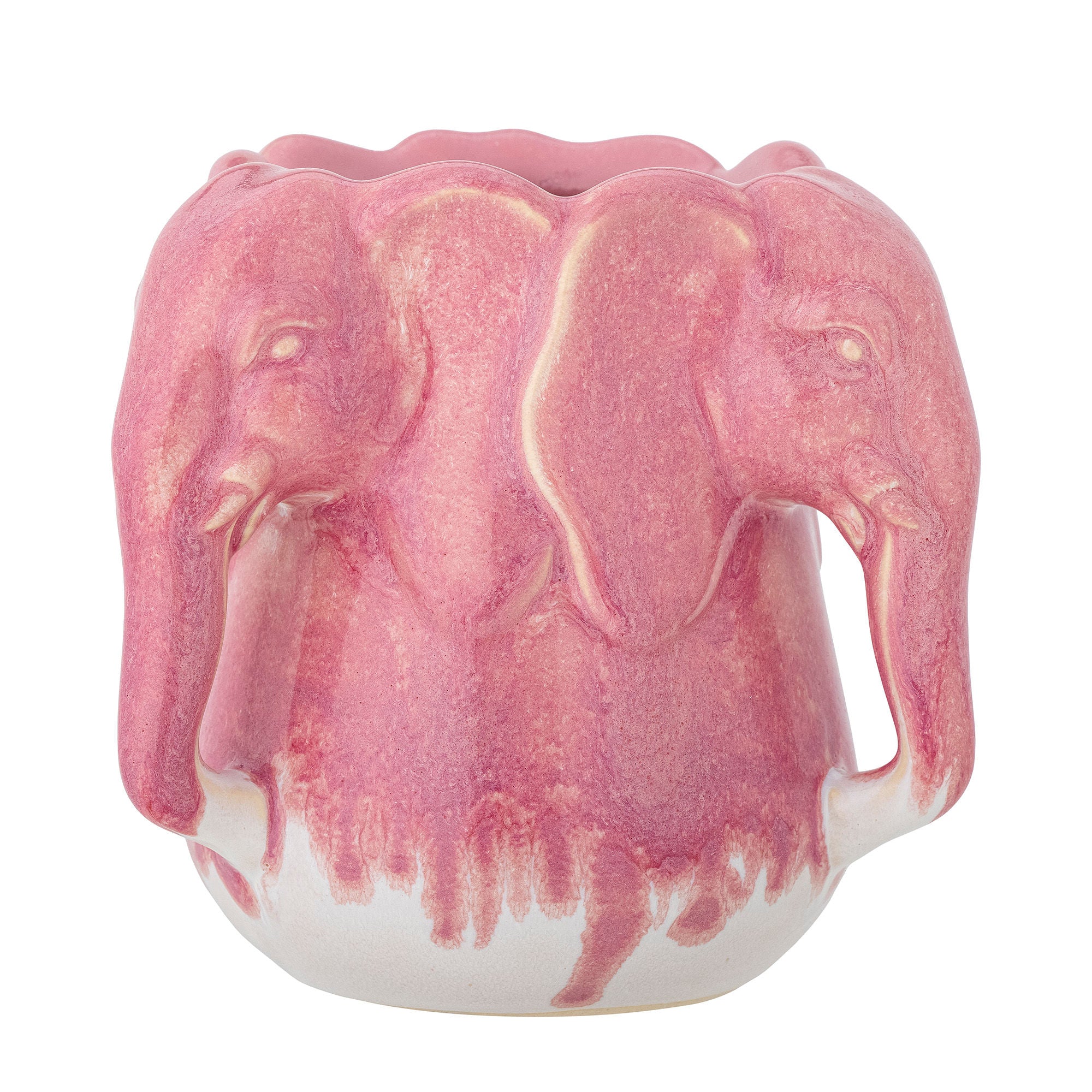 Bloomingville Pontus Vase, Pink, Stentøj Bloomingville Pontus Vase, Pink, Stentøj