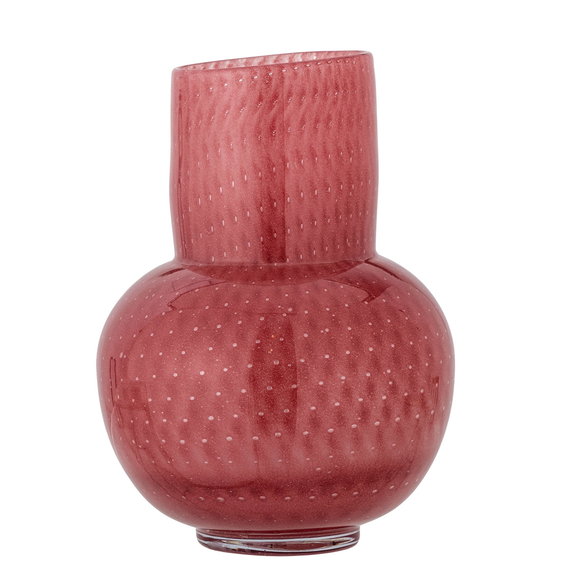 Bloomingville Roscoe Vase, Rosa, Glas Bloomingville Roscoe Vase, Rosa, Glas