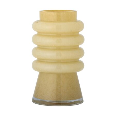 Bloomingville Sahara vase Ø13x23 cm Yellow