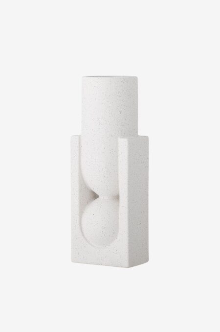 Bloomingville - Salome Vase - Hvid - Urtepotteskjulere & vaser - - Homeroom
