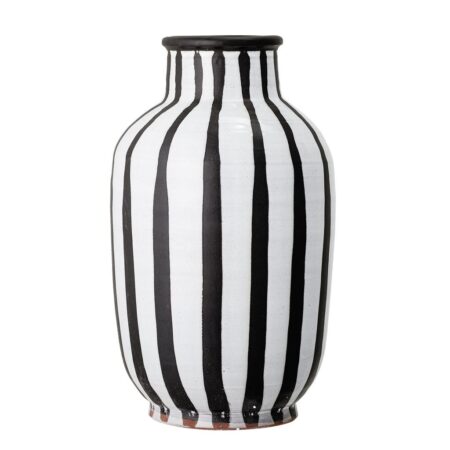 Bloomingville Schila Deko Vase H: 44 cm - Hvid/Terracotta