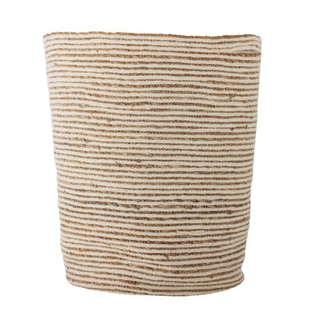 Bloomingville Selena Kurv, Hvid, Jute