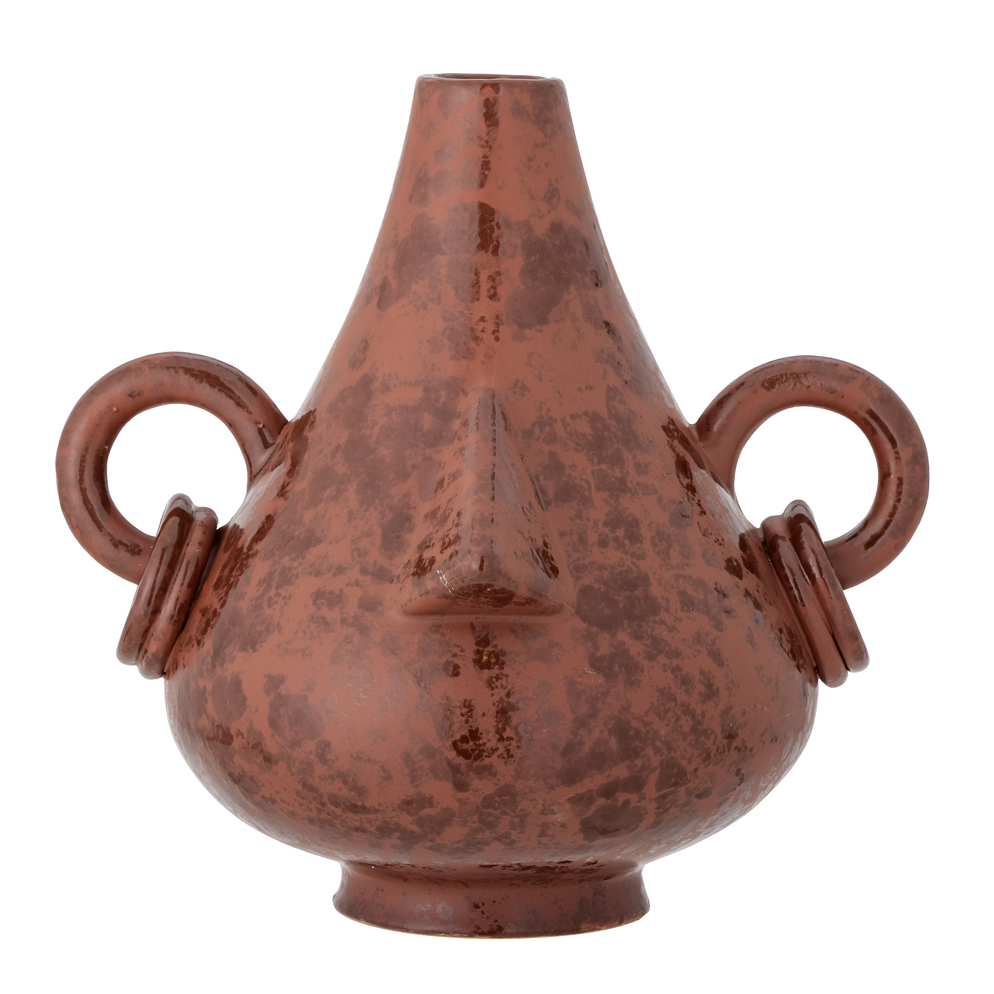 Bloomingville - Tarun Deko Vase, Brun, Stentøj Bloomingville - Tarun Deko Vase, Brun, Stentøj