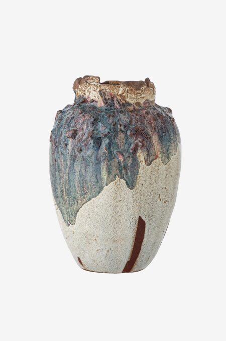 Bloomingville - Tauriel Vase - Blå - Urtepotteskjulere & vaser - - Homeroom
