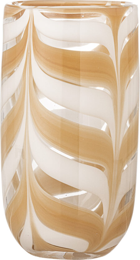 Bloomingville - Taven Vase - Orange - Glas - H 21,5 Cm