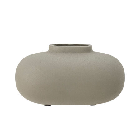 Bloomingville Tezza Vase, Grå, Aluminium