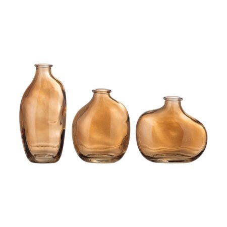 Bloomingville Tilia vase 3 dele Brun