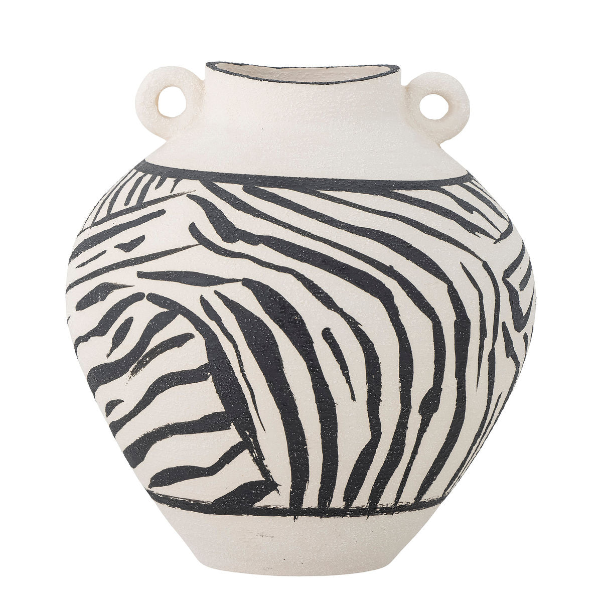 Bloomingville Togo Vase, Sort, Stentøj Bloomingville Togo Vase, Sort, Stentøj