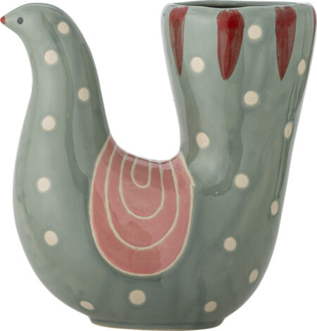 Bloomingville - Trudy Vase - Grøn - Stentøj
