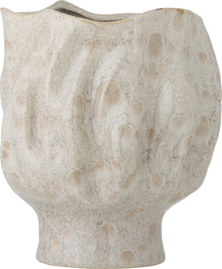 Bloomingville Vase - Adair - Hvid - Stentøj