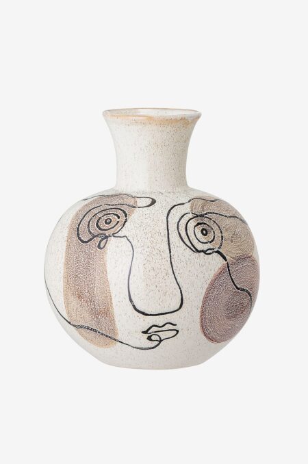 Bloomingville - Vase Irini - Hvid - Urtepotteskjulere & vaser - - Homeroom