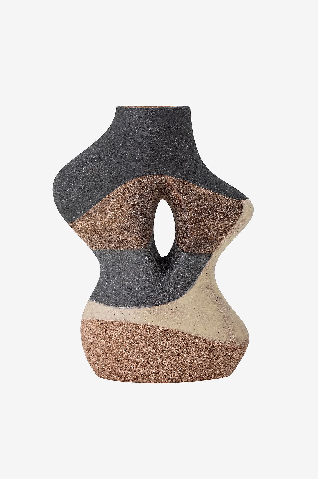 Bloomingville - Vica Vase - Brun - Urtepotteskjulere & vaser - - Homeroom Bloomingville - Vica Vase - Brun - Urtepotteskjulere & vaser - - Homeroom