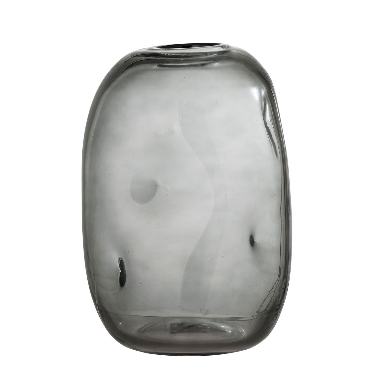 Bloomingville Vinda Vase, Grå, Glas Bloomingville Vinda Vase, Grå, Glas