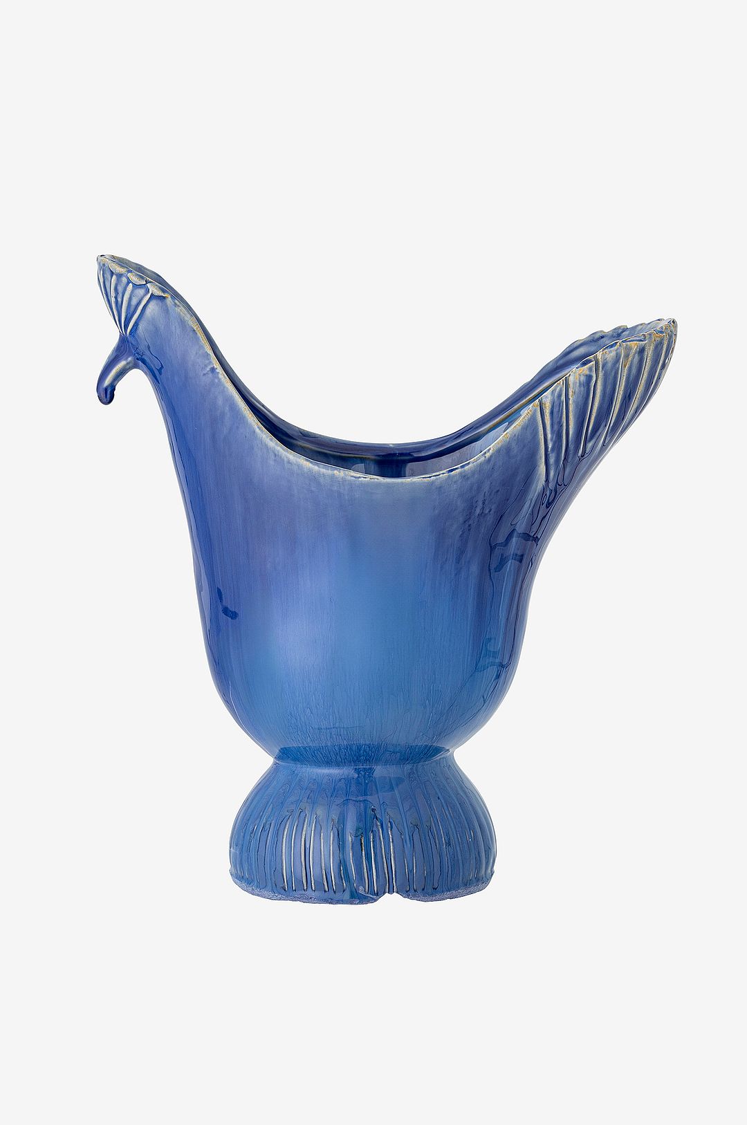 Bloomingville - Wylie Vase - Blå - Urtepotteskjulere & vaser - - Homeroom Bloomingville - Wylie Vase - Blå - Urtepotteskjulere & vaser - - Homeroom