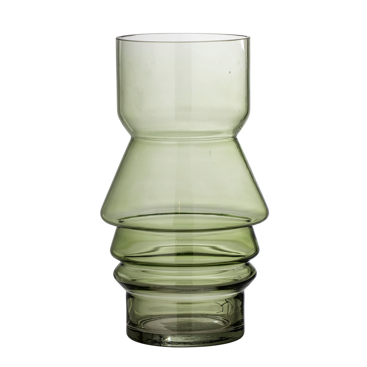 Bloomingville Zalla Vase, Grøn, Glas Bloomingville Zalla Vase, Grøn, Glas
