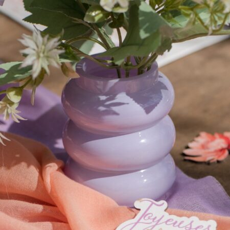 Bølget Vase Lilla