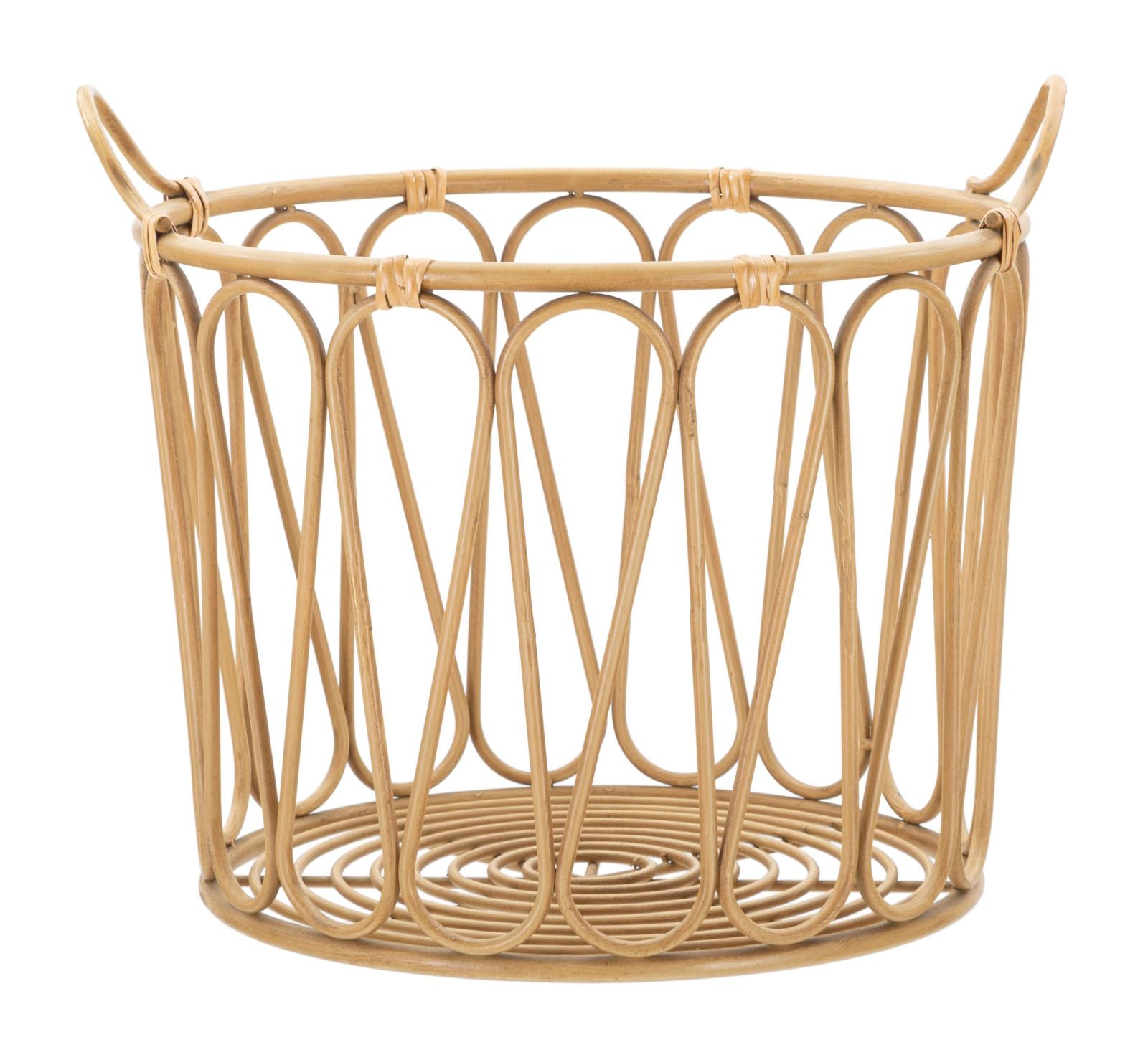 Boho chic kurv i metal og plast - 49x6x42 cm Boho chic kurv i metal og plast - 49x6x42 cm