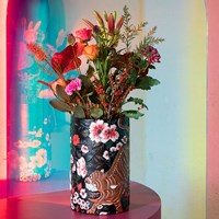 Bold Monkey Songs Of The Night Tiger Vase -