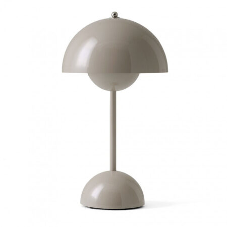 Bordlampe Flowerpot VP9 - Portabel, Farve Grey Beige