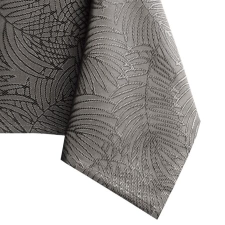 Bordløber AmeliaHome Gaia brun præget plante, 30×80 cm