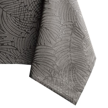 Bordløber AmeliaHome Gaia brun, præget plante, 40 × 120 cm