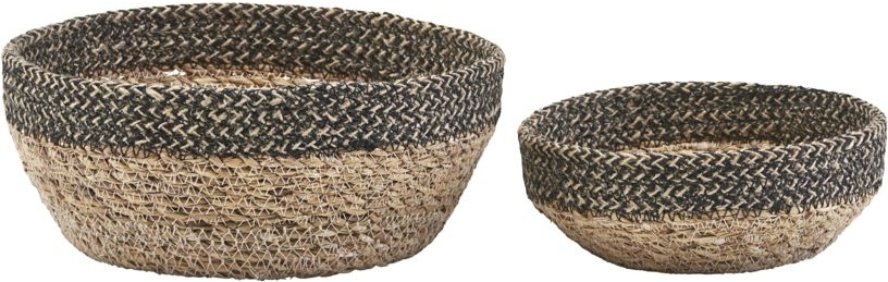 Bowl, Kurve, natur, søgræs, jute Bowl, Kurve, natur, søgræs, jute