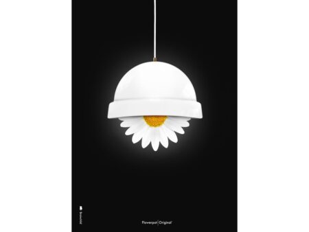 Brainchild - Klassisk Flowerpot Plakat – Sort - Plakat - Ingen ramme - 50x70