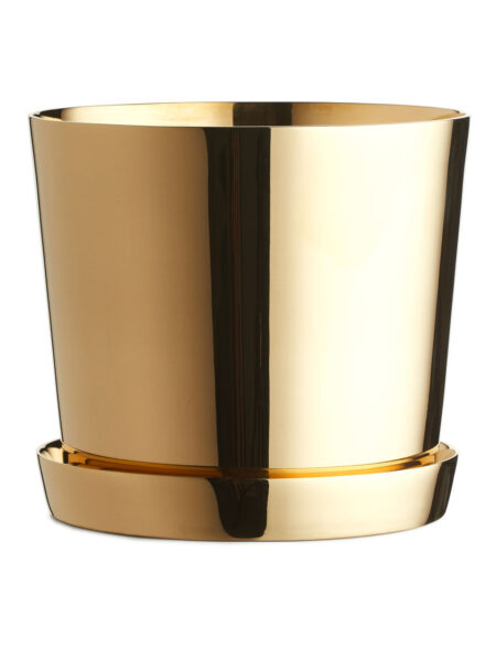 Brass Flower Pot 10 cm - Gold