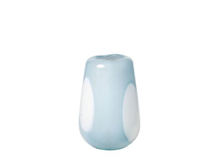 Broste CPH - Ada dot - Vase - Glas plein air light blue small - Ø18 x H26 cm