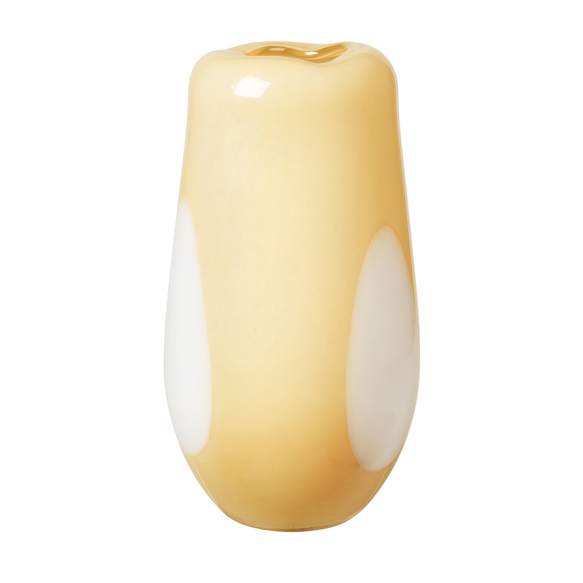 Broste Copenhagen Ada Dot vase 37 cm, gul Broste Copenhagen Ada Dot vase 37 cm, gul