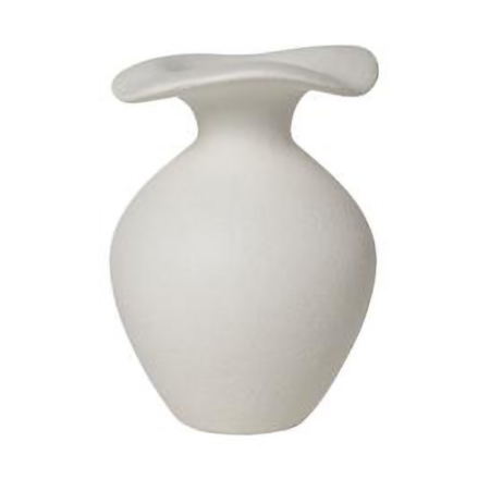 Broste Copenhagen Florentina vase XS 14 cm White