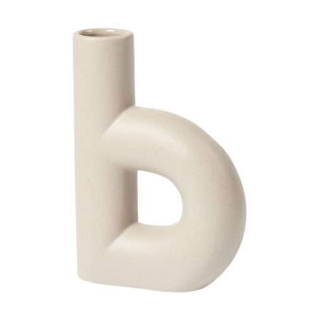 Broste Copenhagen Hector vase B Ø19 cm Dove grey