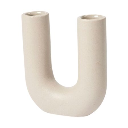 Broste Copenhagen Hector vase U Ø16 cm Dove grey